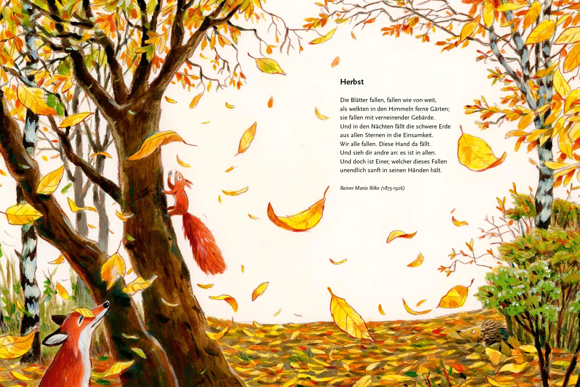 Bild: 9783949276590 | Blätter fallen | Die schönsten Herbstgedichte | Günther Jakobs | Buch