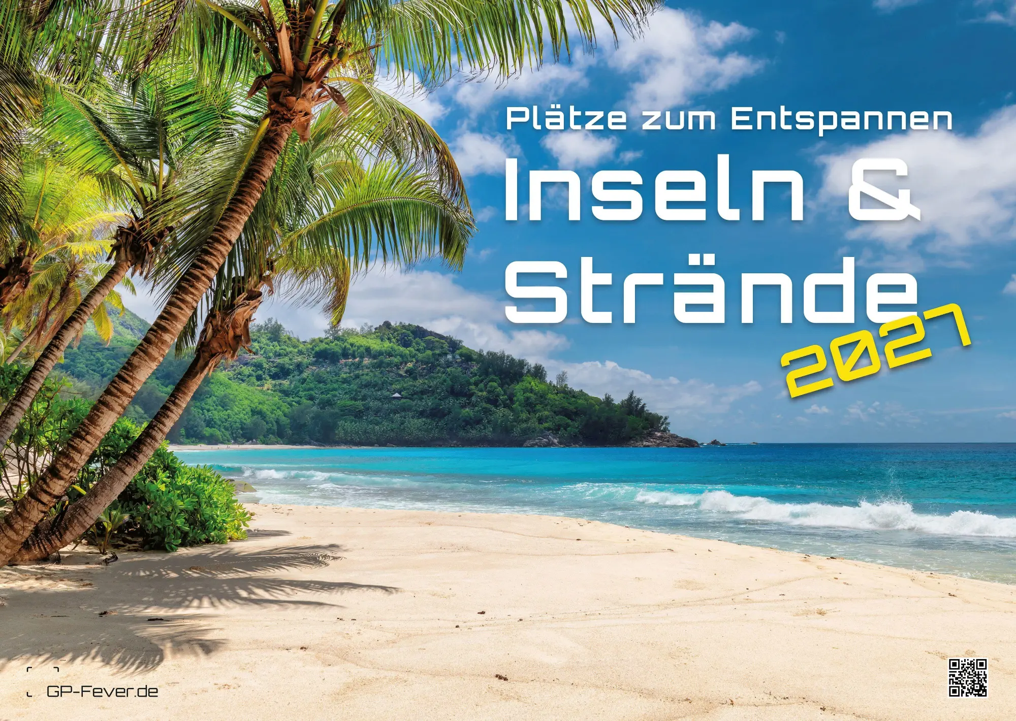 Cover: 9783986736590 | Inseln &amp; Strände - Plätze zum Entspannen - 2027 - Kalender DIN A3 | de