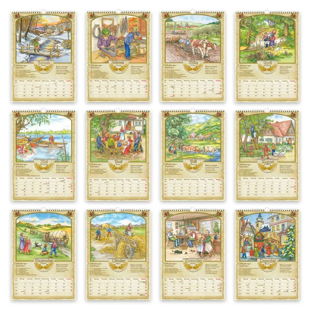 Bild: 9783988026590 | TRÖTSCH - Großbildkalender Bauernkalender 2027 mit Wetterprognosen...