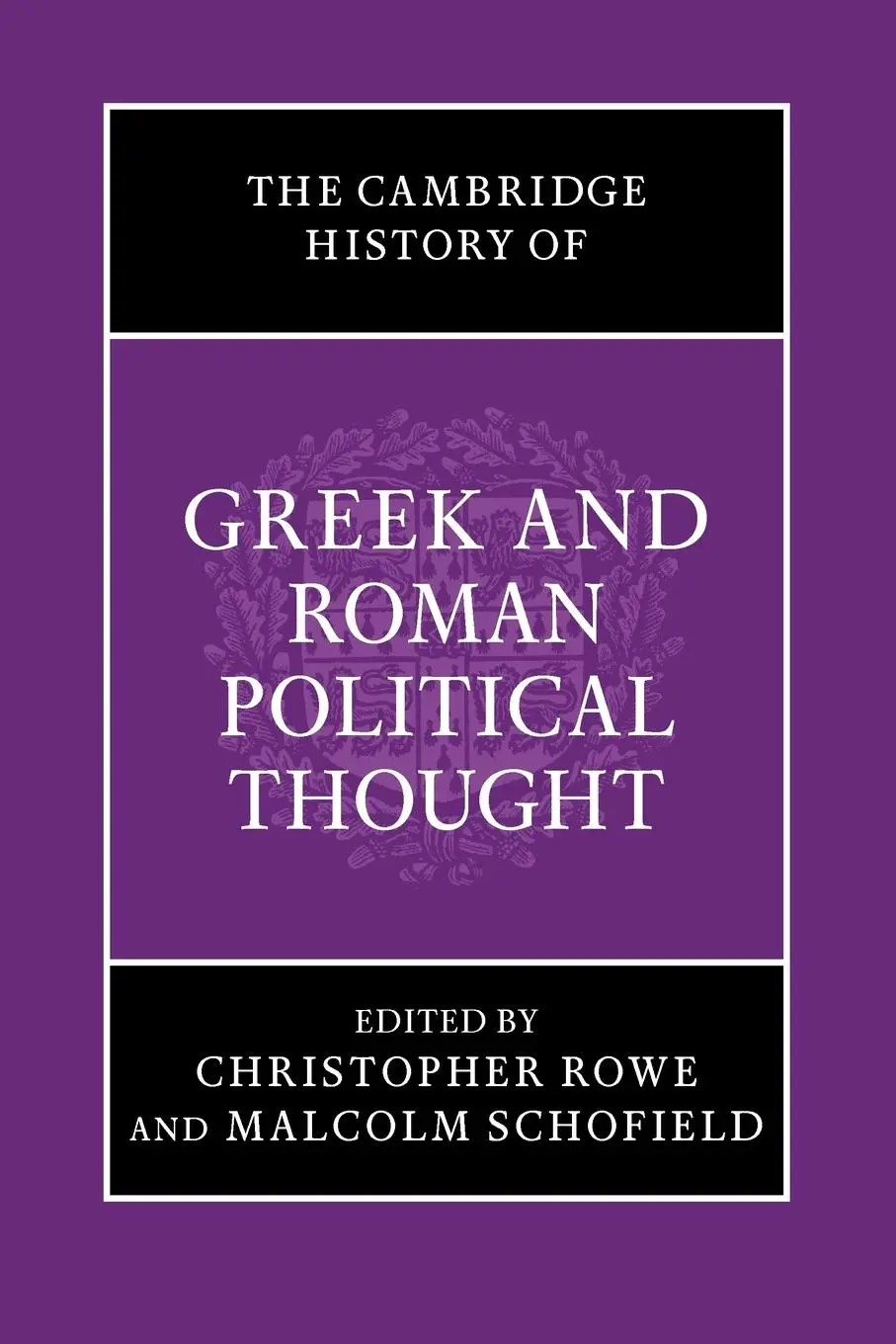 Cover: 9780521616690 | The Cambridge History of Greek and Roman Political Thought | Buch