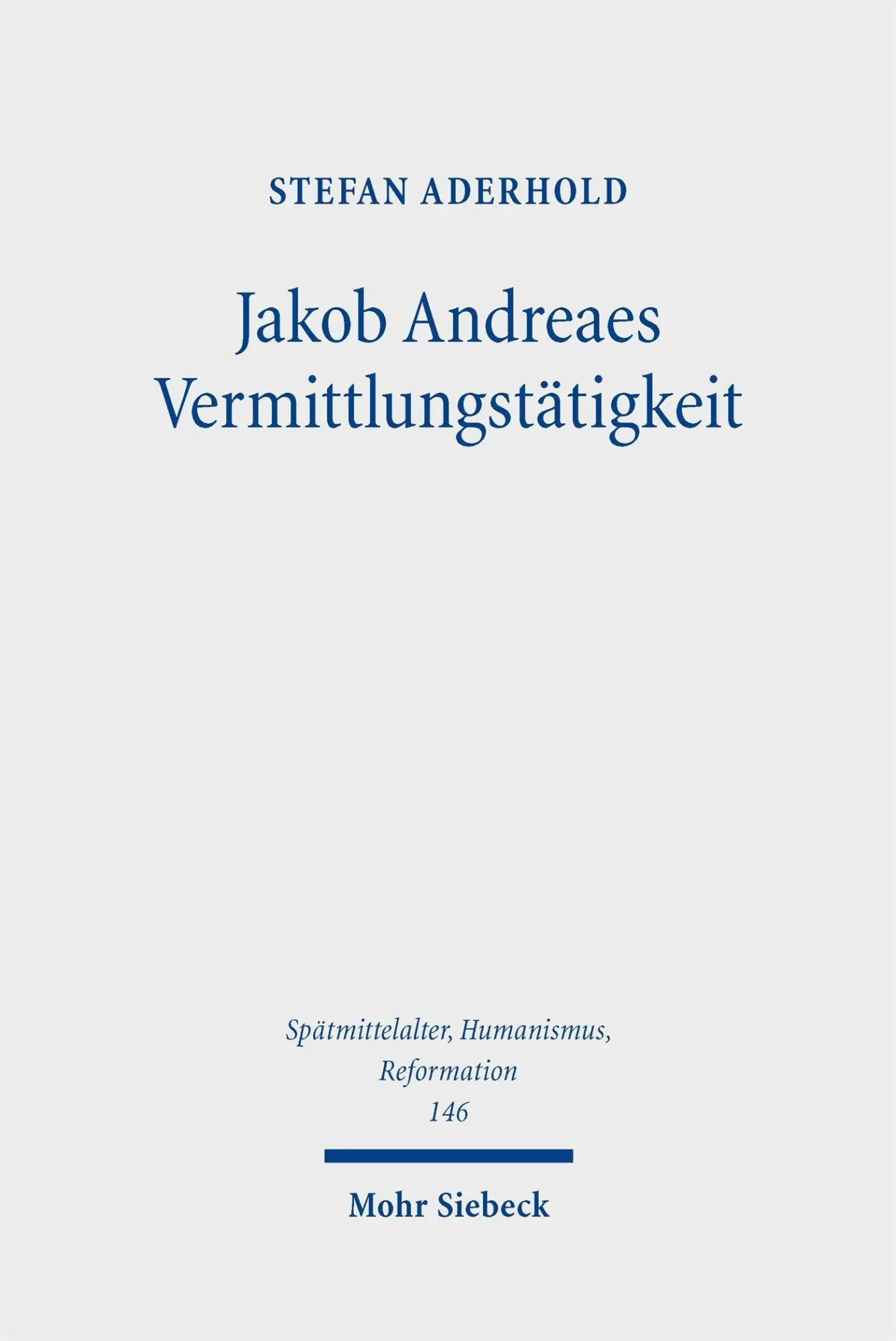 Jakob Andreaes Vermittlungstätigkeit
