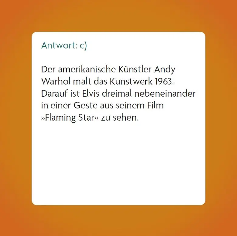 Bild: 9783747206690 | Das Elvis-Quiz | Box mit 66 Spielkarten und Anleitung | Carmen Büttner