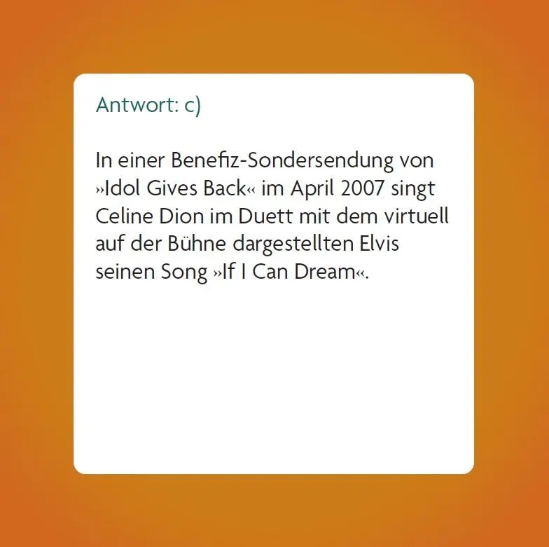 Bild: 9783747206690 | Das Elvis-Quiz | Box mit 66 Spielkarten und Anleitung | Carmen Büttner