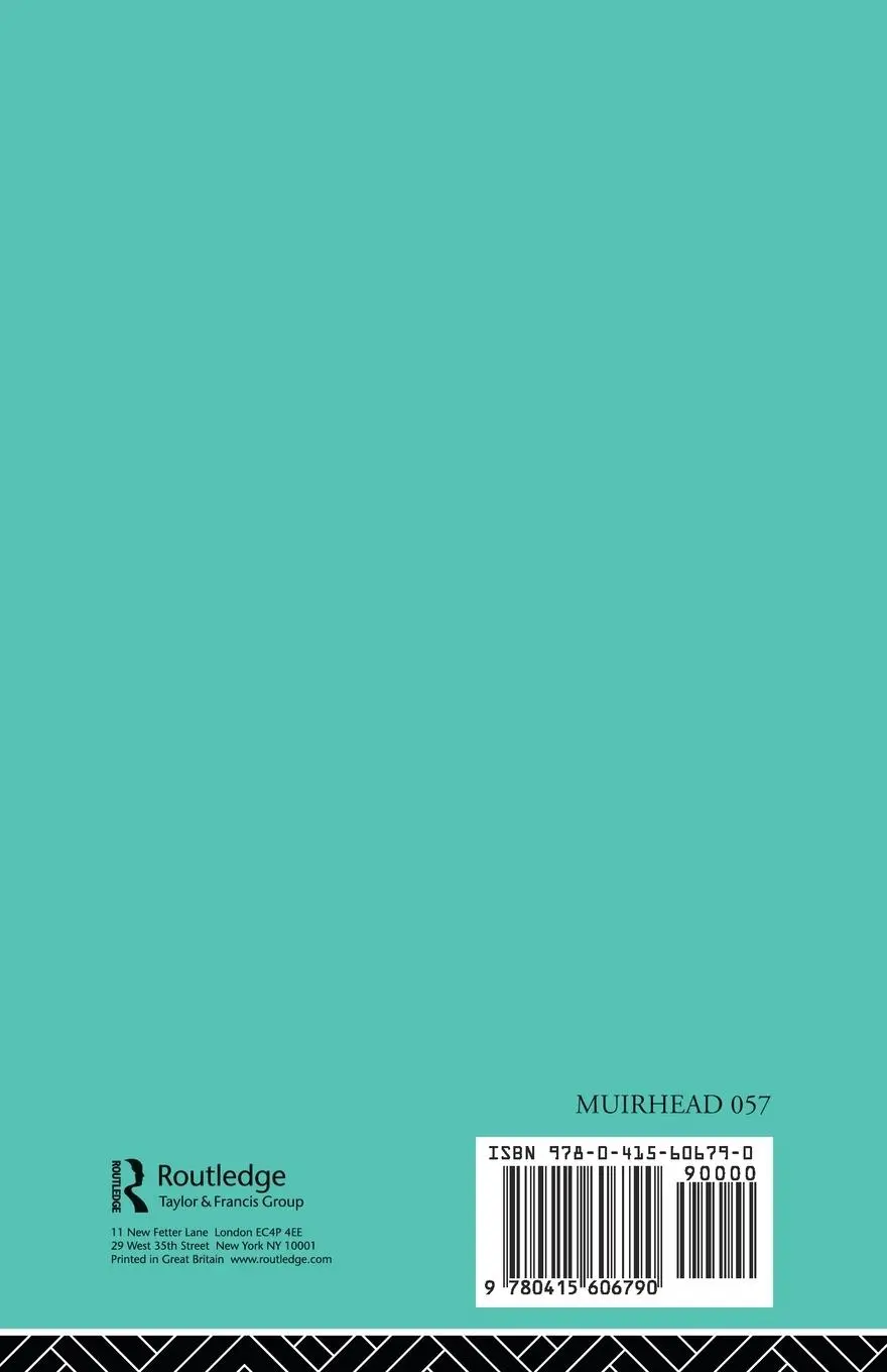 Rückseite: 9780415606790 | Appearance and Reality | A Metaphysical Essay | F H Bradley | Buch