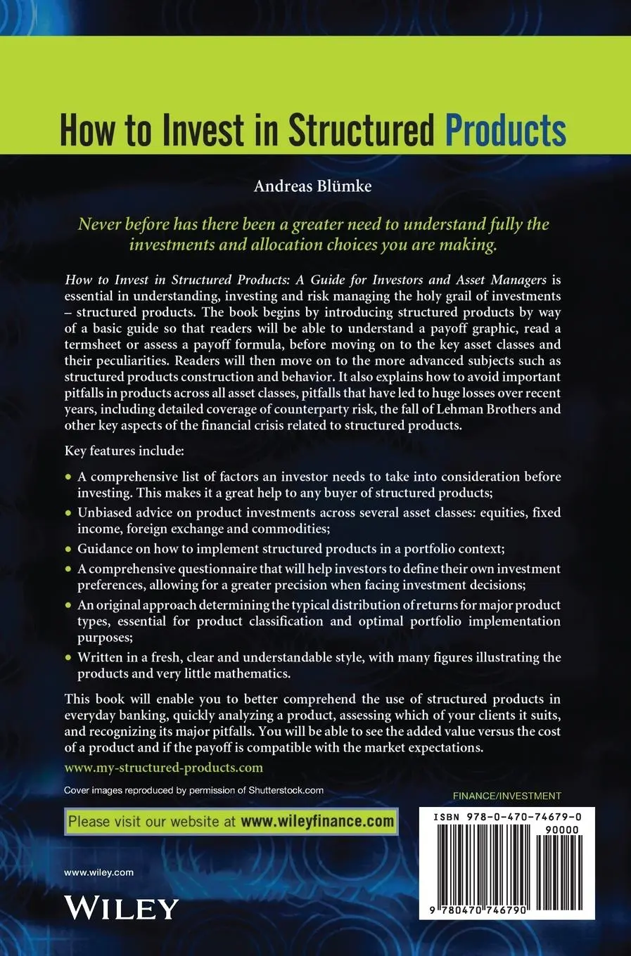 Rückseite: 9780470746790 | How to Invest in Structured Products | Andreas Bluemke | Buch | 392 S.