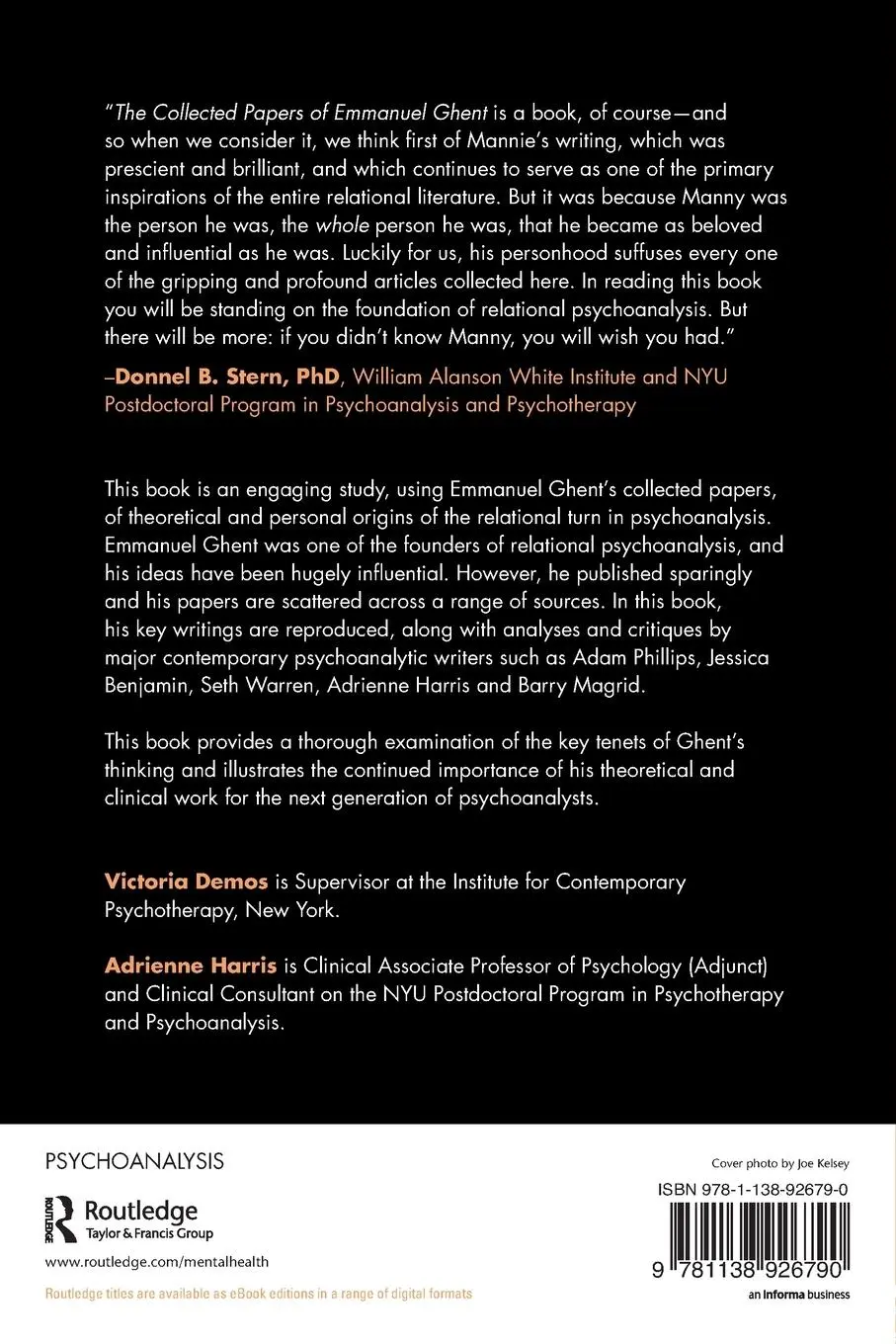 Rückseite: 9781138926790 | The Collected Papers of Emmanuel Ghent | Heart Melts Forward | Buch