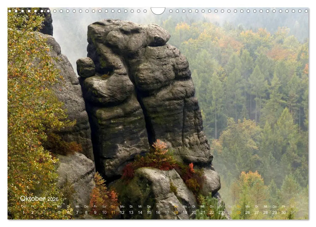 Bild: 9783457986790 | ElbsandSTEIN, kunstwerk der natur (Wandkalender 2026 DIN A3 quer),...