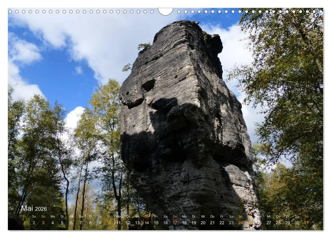 Bild: 9783457986790 | ElbsandSTEIN, kunstwerk der natur (Wandkalender 2026 DIN A3 quer),...