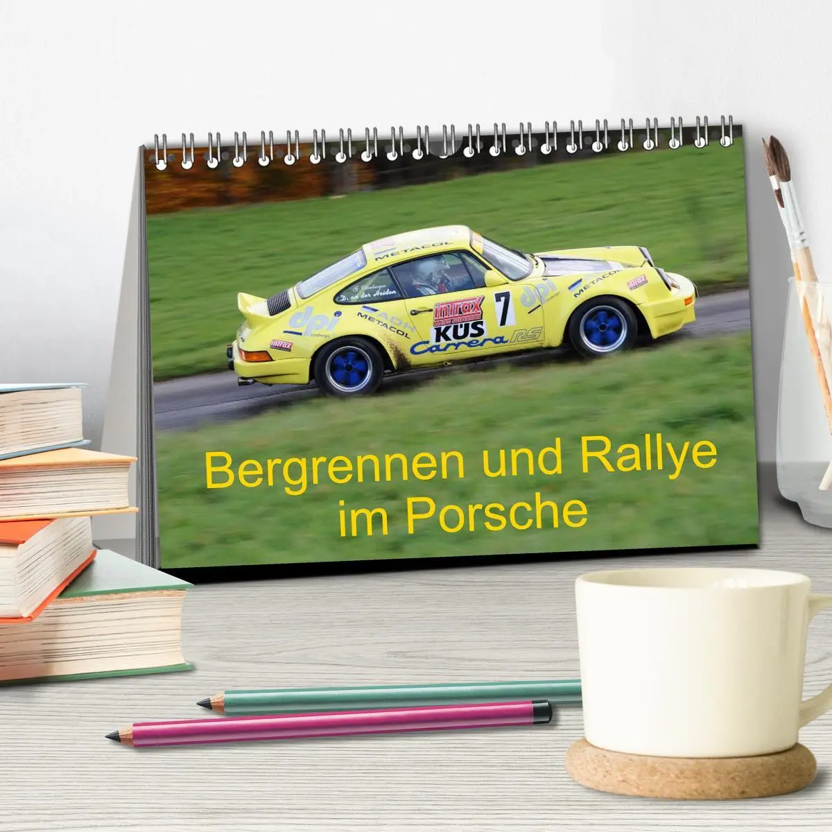 Bild: 9783516076790 | Bergrennen und Rallye im Porsche (Tischkalender 2026 DIN A5 quer),...