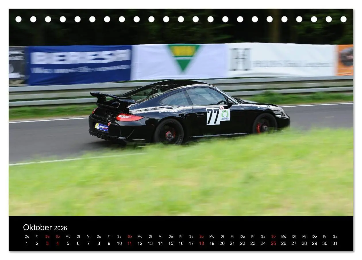 Bild: 9783516076790 | Bergrennen und Rallye im Porsche (Tischkalender 2026 DIN A5 quer),...
