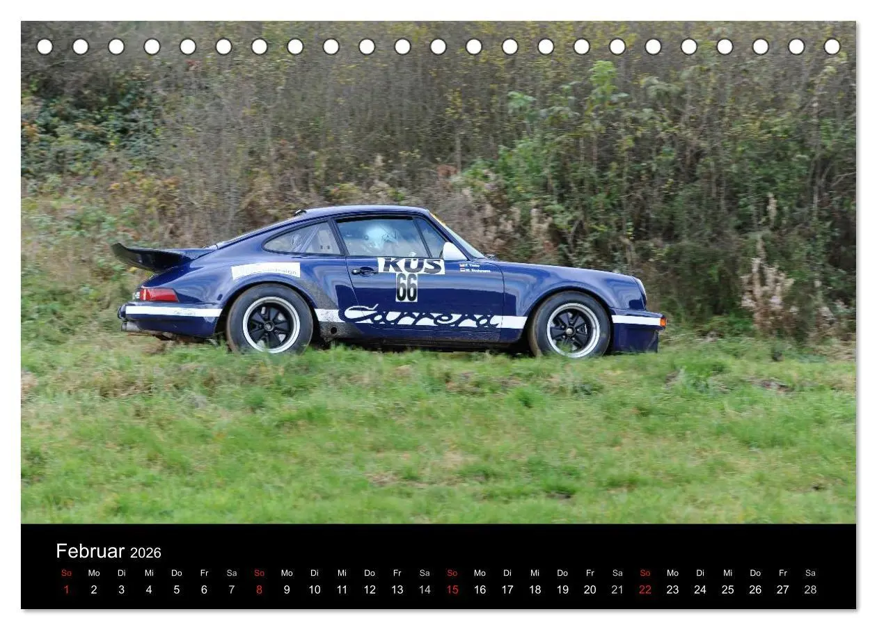 Bild: 9783516076790 | Bergrennen und Rallye im Porsche (Tischkalender 2026 DIN A5 quer),...