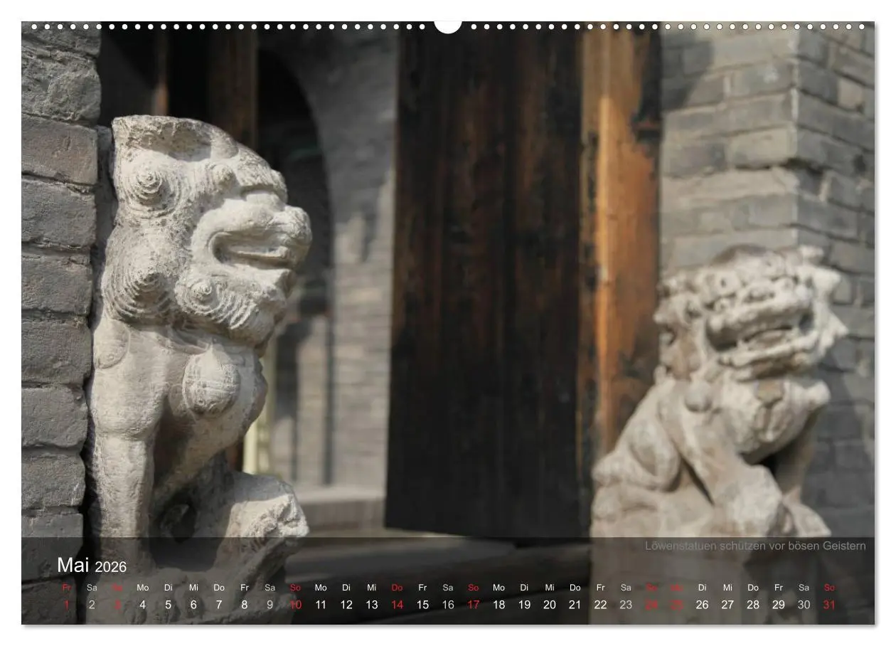Bild: 9783516146790 | Erlebe China (Wandkalender 2026 DIN A2 quer), CALVENDO Monatskalender