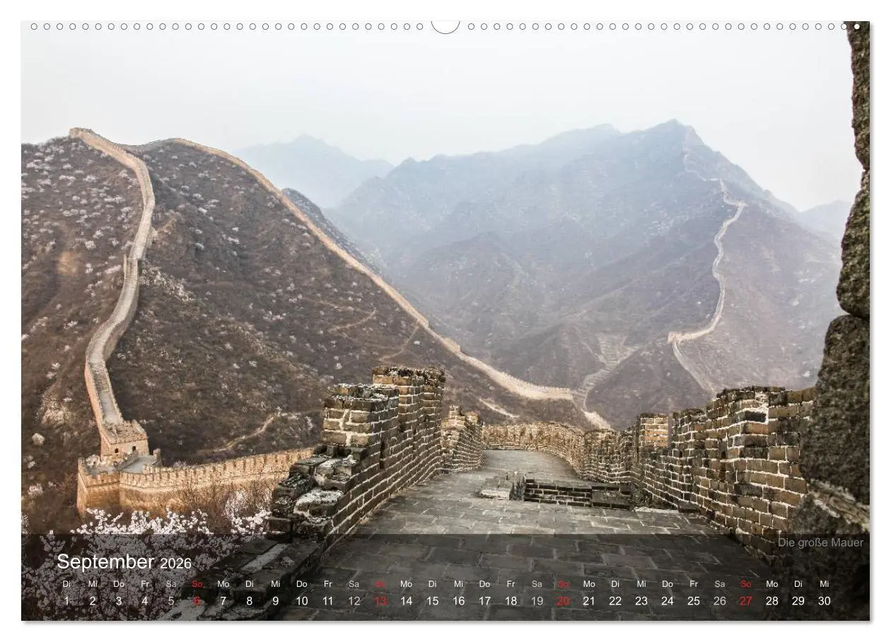Bild: 9783516146790 | Erlebe China (Wandkalender 2026 DIN A2 quer), CALVENDO Monatskalender