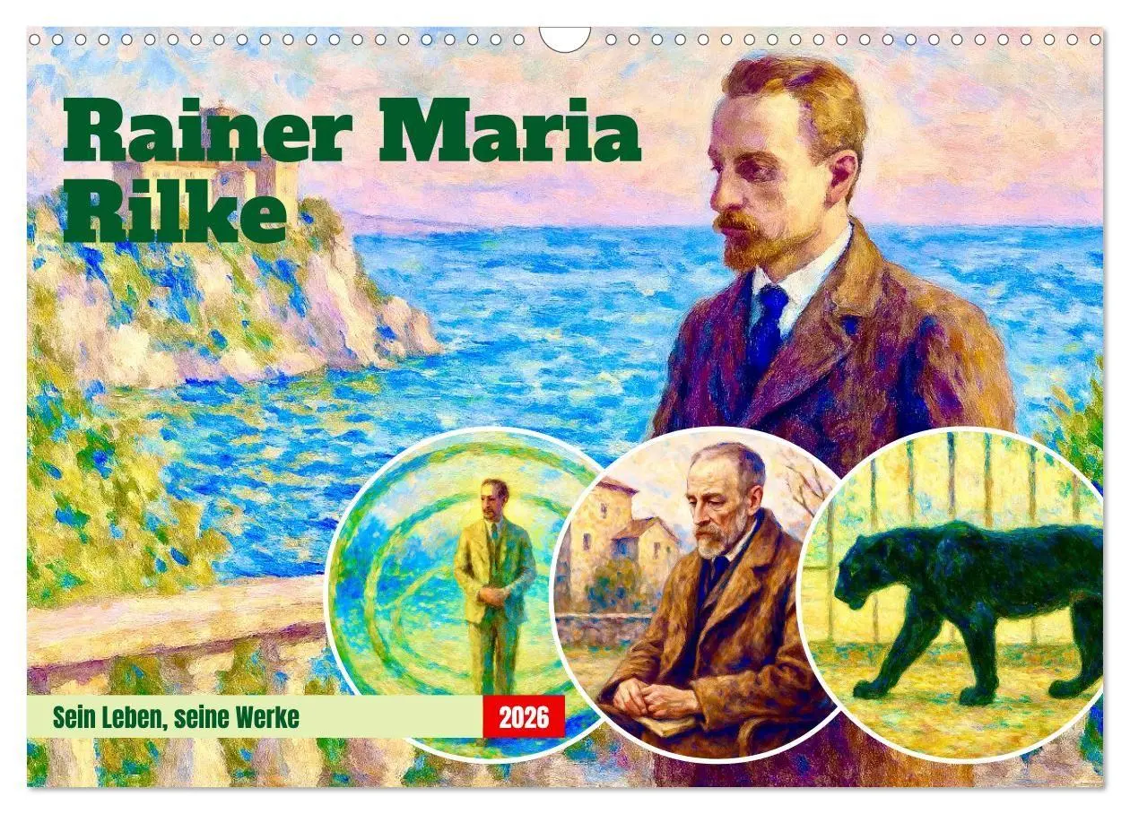 Cover: 9783516696790 | Rainer Maria Rilke. Sein Leben, seine Werke (Wandkalender 2026 DIN...