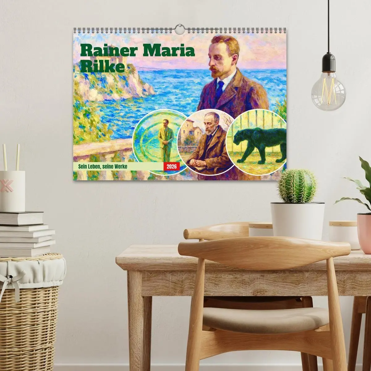 Bild: 9783516696790 | Rainer Maria Rilke. Sein Leben, seine Werke (Wandkalender 2026 DIN...