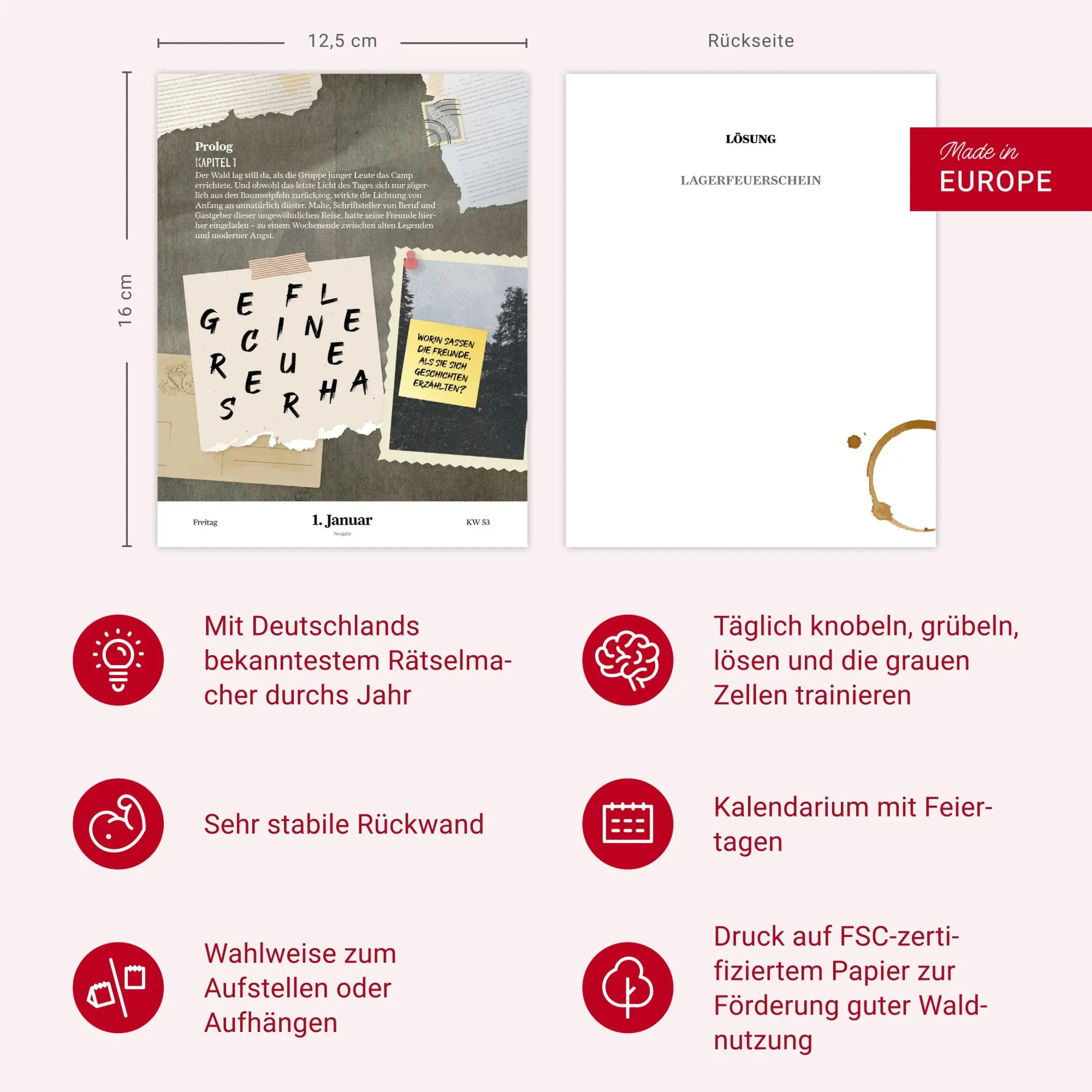 Bild: 9783756416790 | Stefan Heine Der paranormale Escape-Kalender 2027 | Stefan Heine