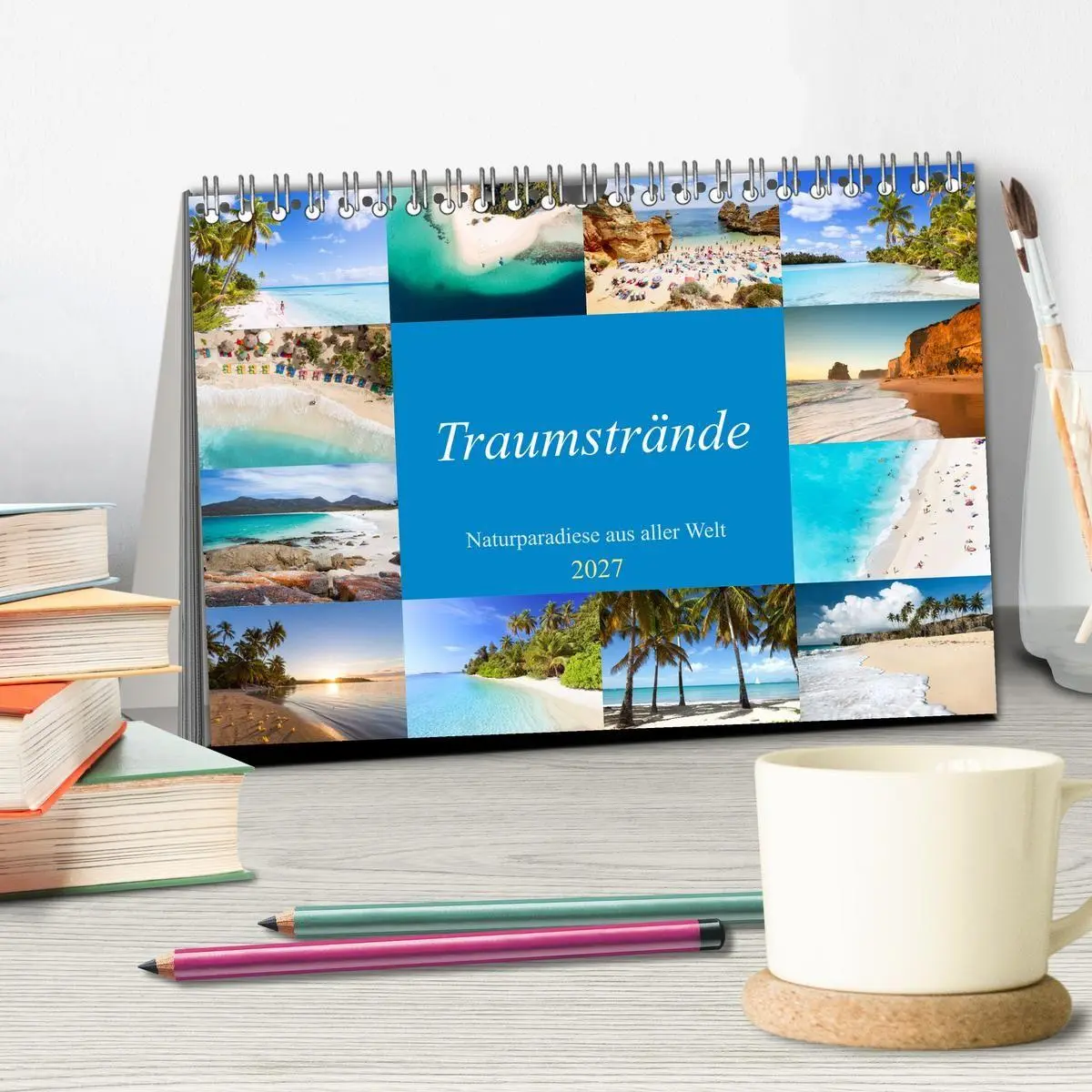 Bild: 9783569396890 | Traumstrände - Naturparadiese aus aller Welt (Tischkalender 2027...