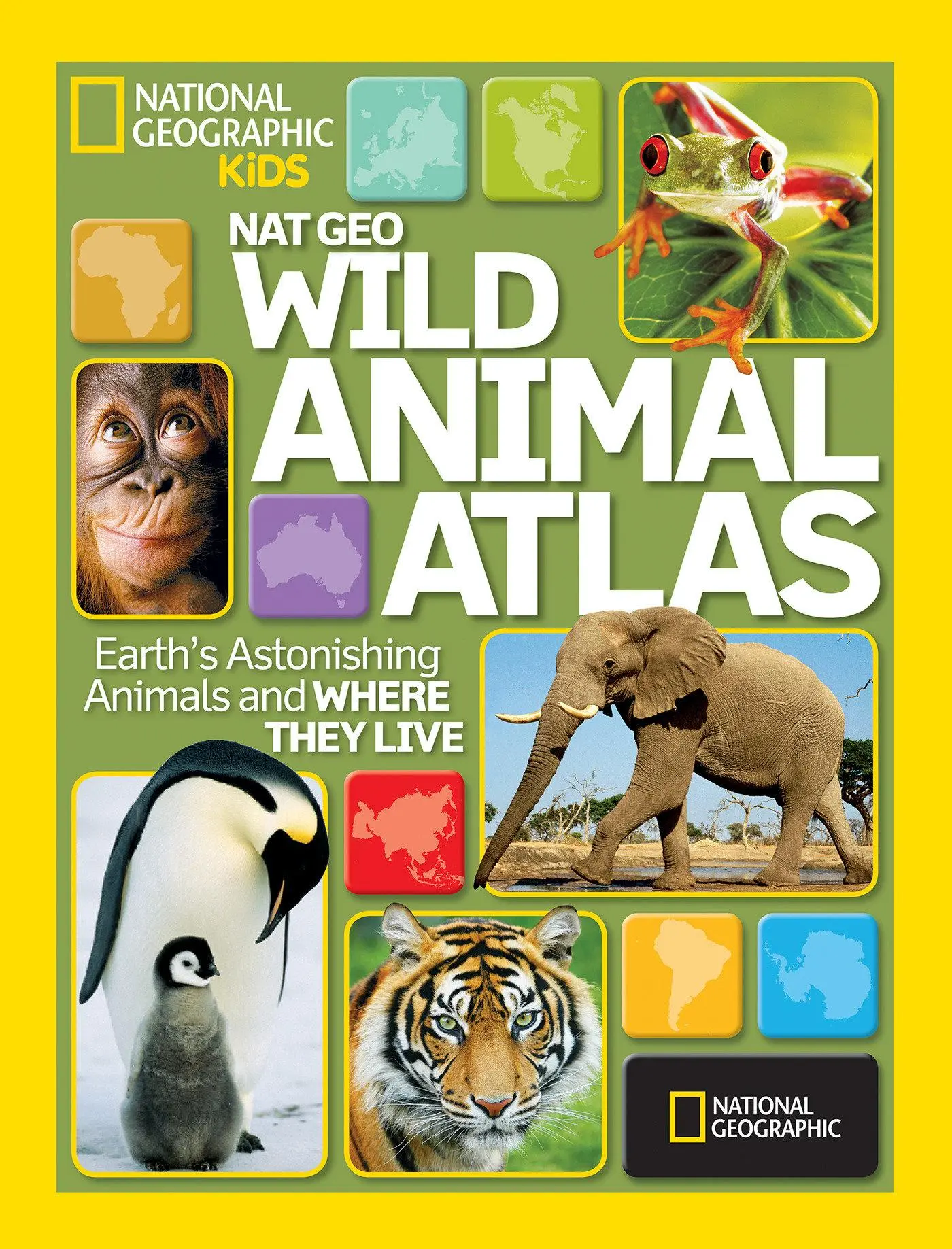 Cover: 9781426306990 | Nat Geo Wild Animal Atlas: Earth's Astonishing Animals and Where...