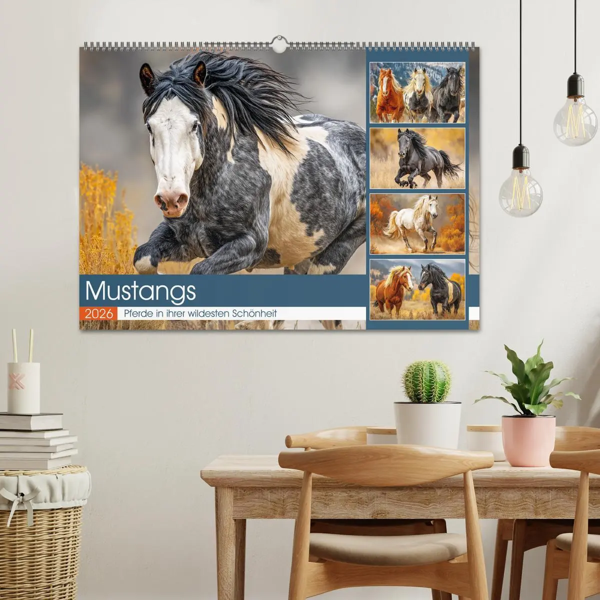 Bild: 9783457416990 | Mustangs. Pferde in ihrer wildesten Schönheit (Wandkalender 2026...