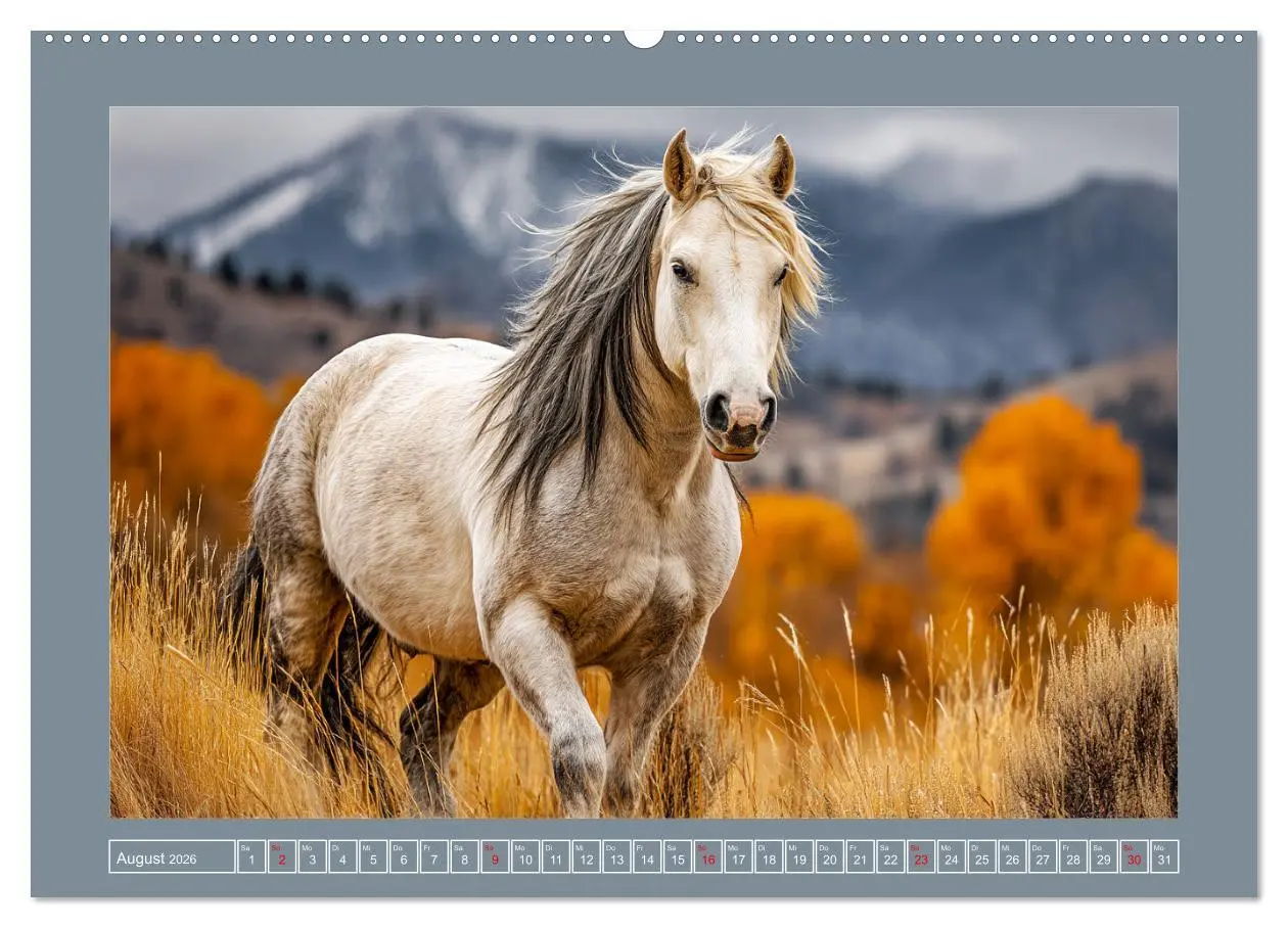 Bild: 9783457416990 | Mustangs. Pferde in ihrer wildesten Schönheit (Wandkalender 2026...