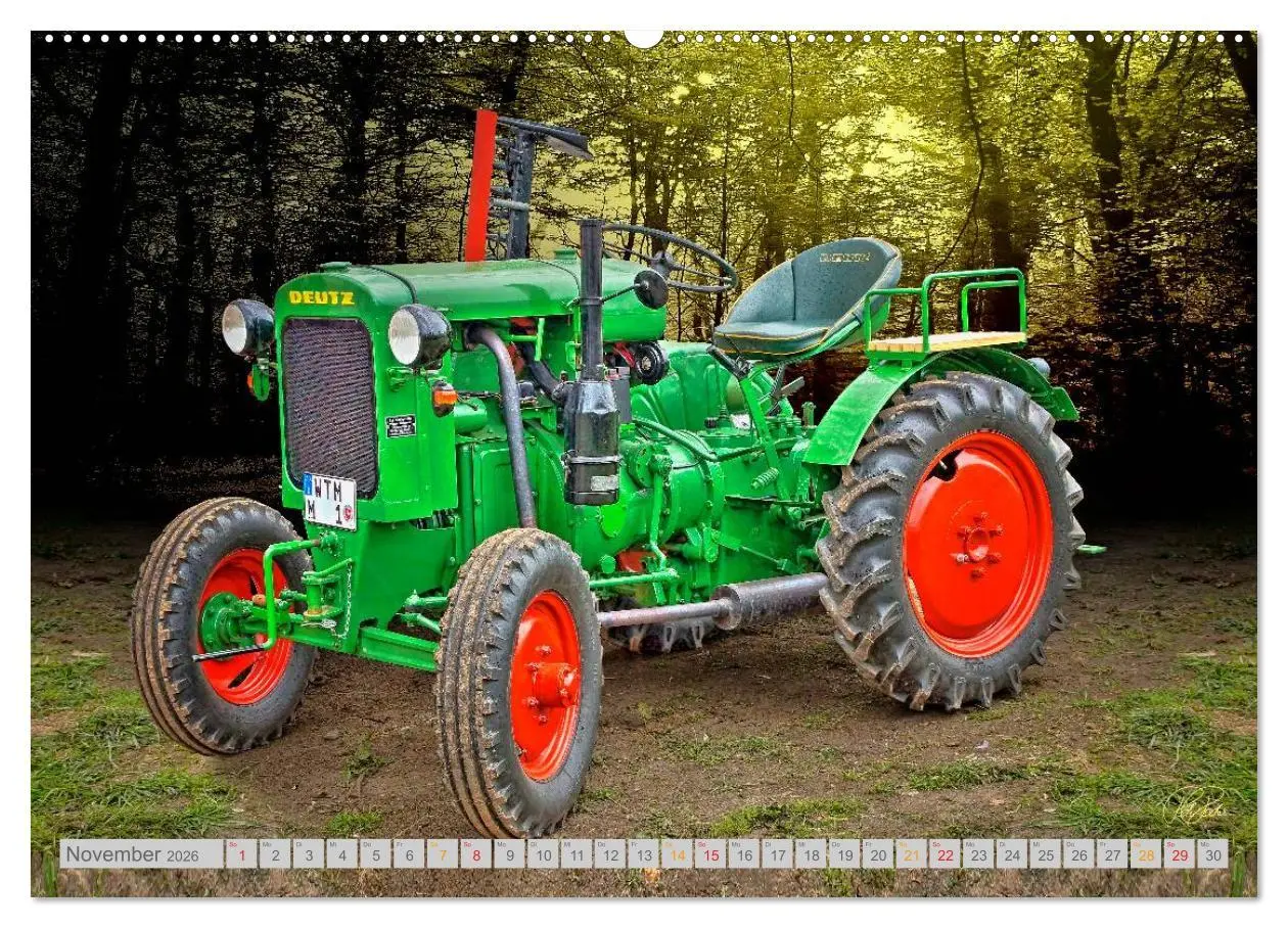 Bild: 9783516056990 | Oldtimer Schätze. Ein Traktoren-Kalender (Wandkalender 2026 DIN A2...