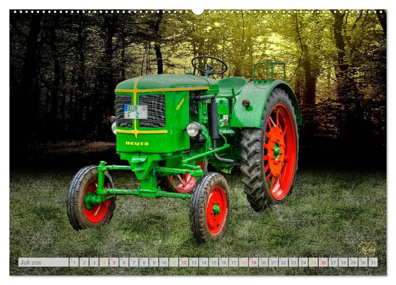 Bild: 9783516056990 | Oldtimer Schätze. Ein Traktoren-Kalender (Wandkalender 2026 DIN A2...