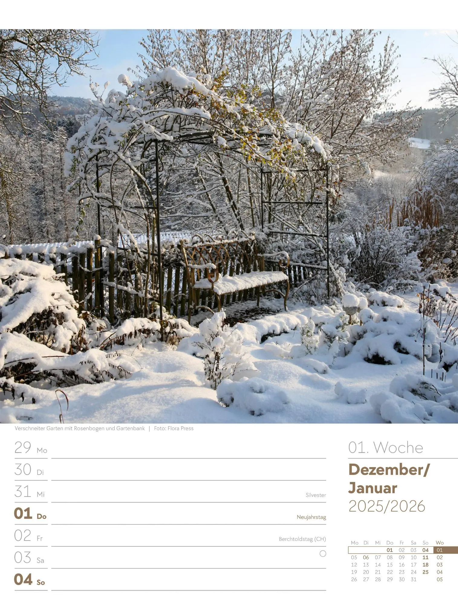 Bild: 9783838426990 | Gartenglück - Wochenplaner Kalender 2026 | Ackermann Kunstverlag GmbH