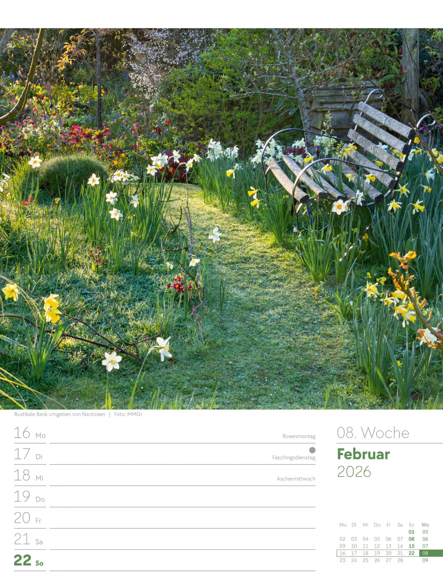 Bild: 9783838426990 | Gartenglück - Wochenplaner Kalender 2026 | Ackermann Kunstverlag GmbH