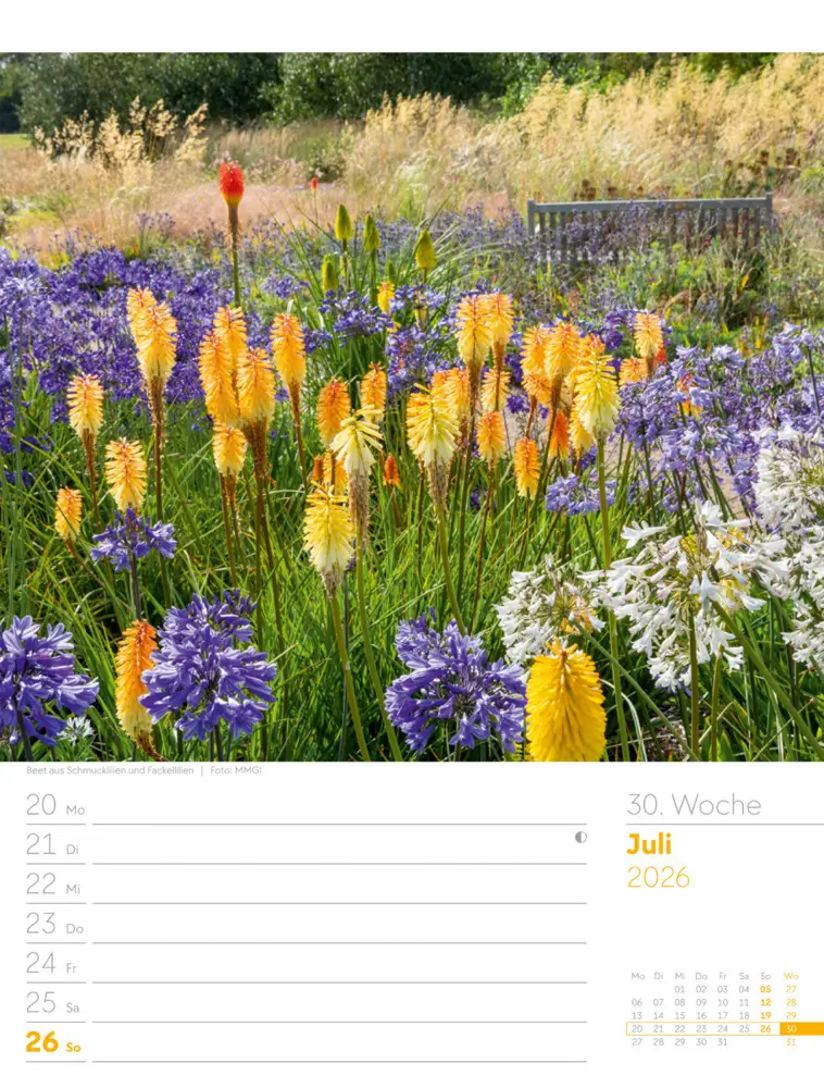 Bild: 9783838426990 | Gartenglück Wochenplaner Kalender 2026 | Ackermann Kunstverlag GmbH
