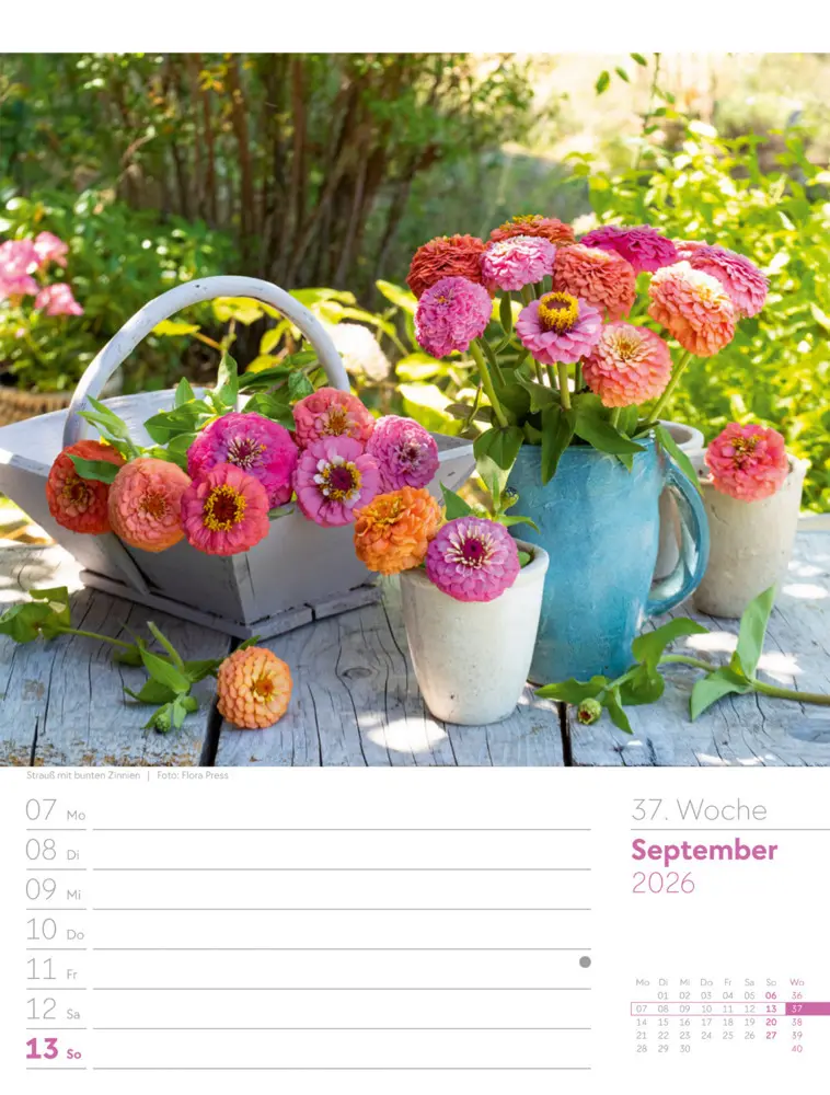 Bild: 9783838426990 | Gartenglück Wochenplaner Kalender 2026 | Ackermann Kunstverlag GmbH
