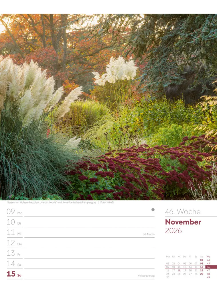 Bild: 9783838426990 | Gartenglück Wochenplaner Kalender 2026 | Ackermann Kunstverlag GmbH