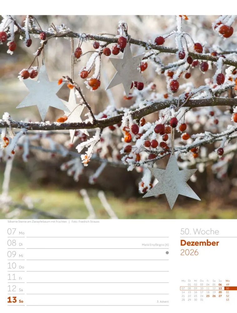 Bild: 9783838426990 | Gartenglück Wochenplaner Kalender 2026 | Ackermann Kunstverlag GmbH