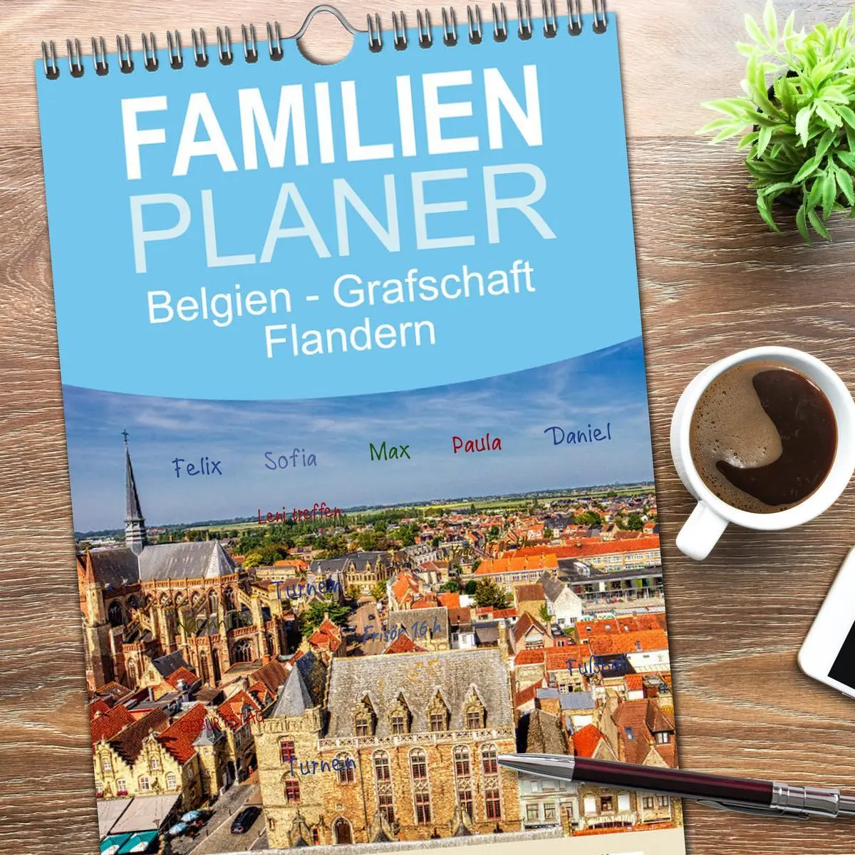 Bild: 9783516497090 | Familienplaner 2026 - Belgien - Grafschaft Flandern mit 5 Spalten...