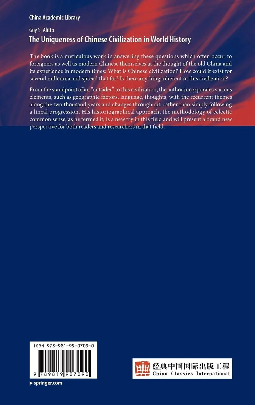 Rückseite: 9789819907090 | The Uniqueness of Chinese Civilization in World History | Alitto | xxi