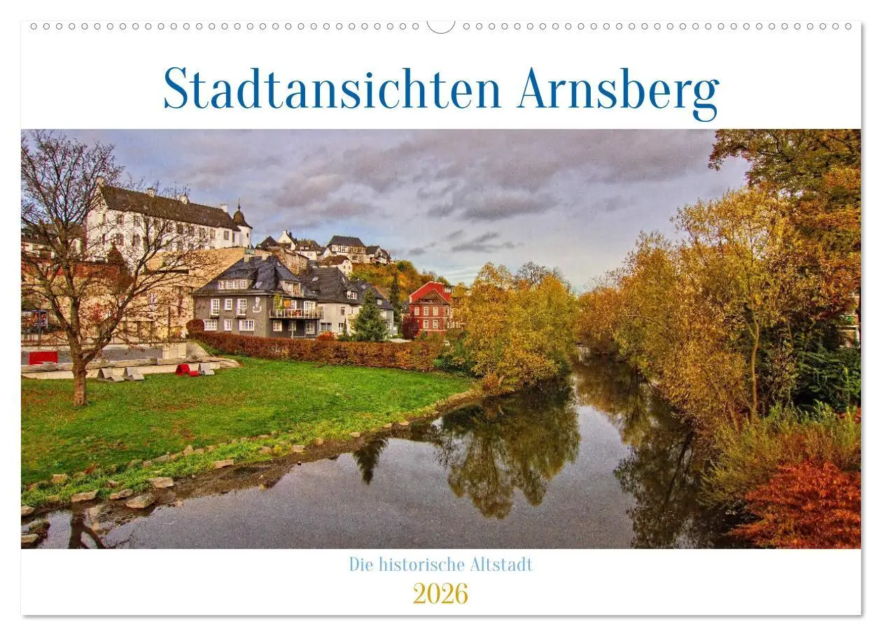 Cover: 9783457537190 | Stadtansichten Arnsberg (Wandkalender 2026 DIN A2 quer), CALVENDO...