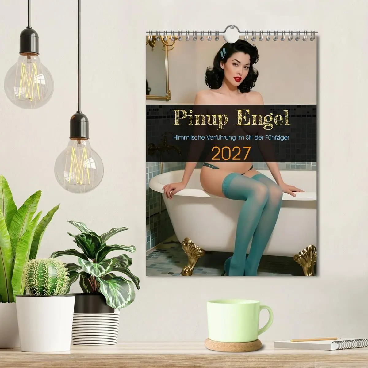 Bild: 9783516797190 | Pinup Engel (Wandkalender 2027 DIN A4 hoch), CALVENDO Monatskalender