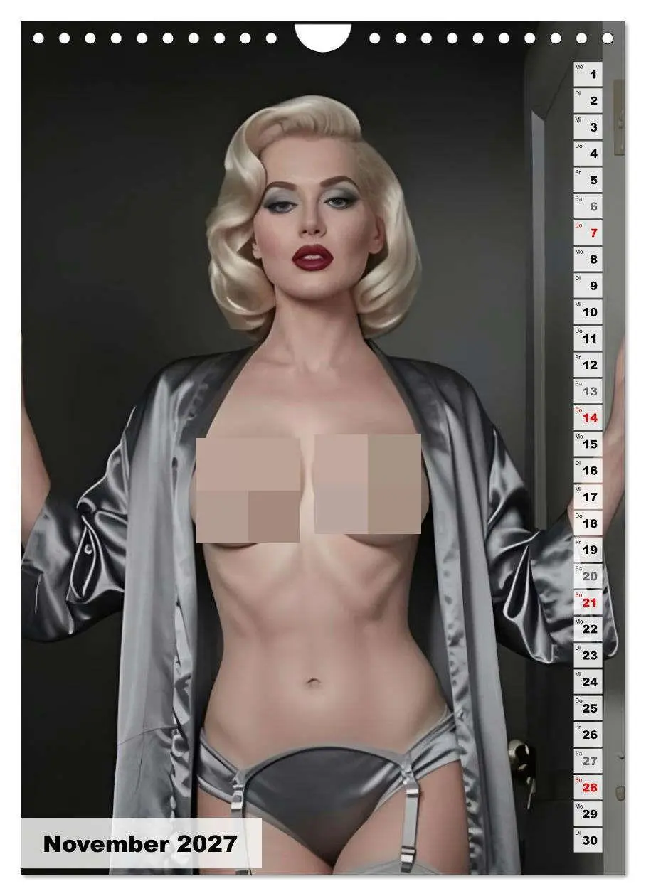 Bild: 9783516797190 | Pinup Engel (Wandkalender 2027 DIN A4 hoch), CALVENDO Monatskalender
