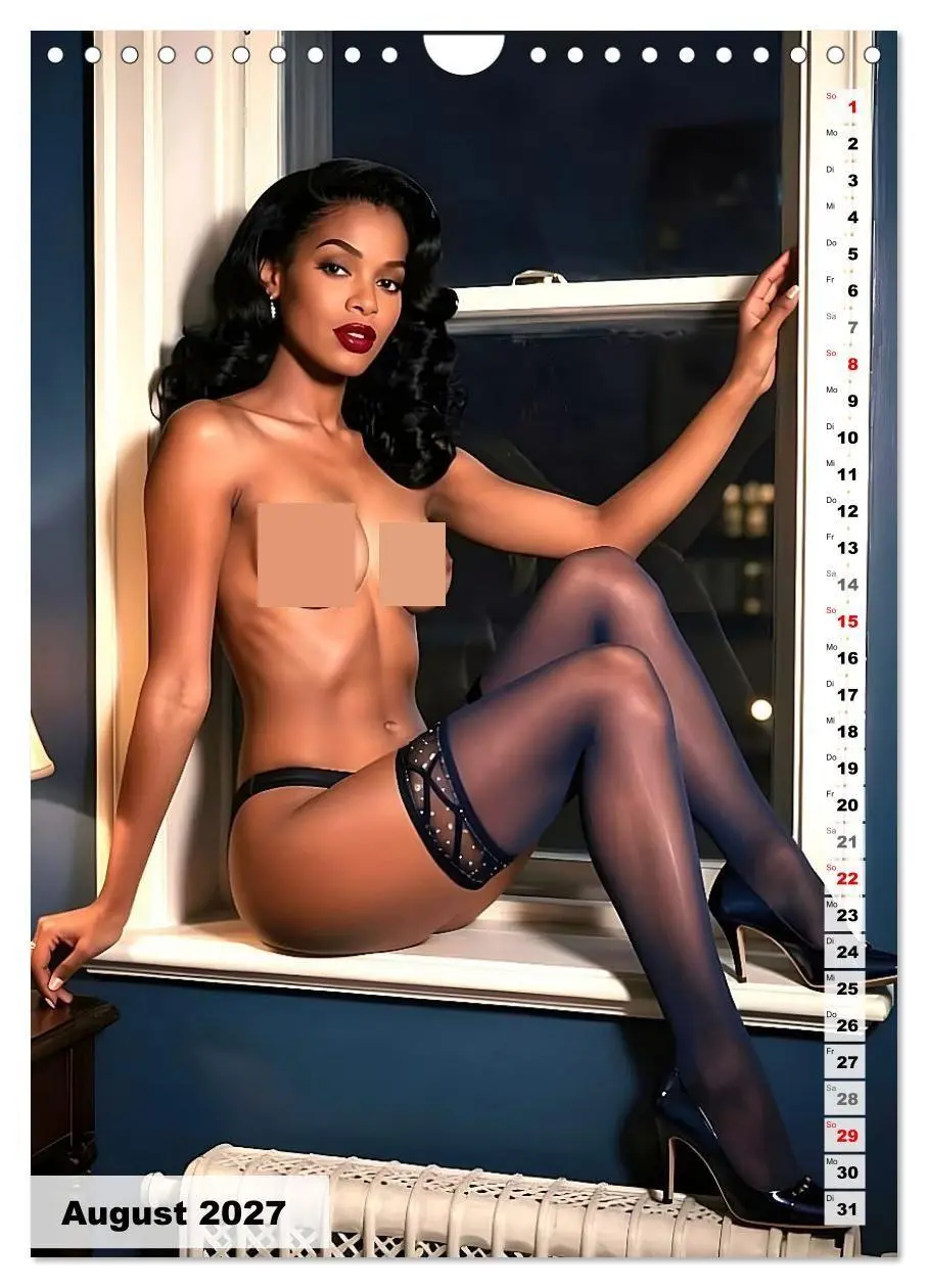 Bild: 9783516797190 | Pinup Engel (Wandkalender 2027 DIN A4 hoch), CALVENDO Monatskalender