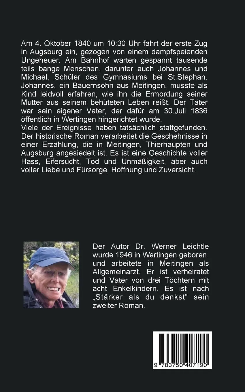 Rückseite: 9783750407190 | Der Sohn des Mörders | Werner Leichtle | Taschenbuch | 380 S. | 2019