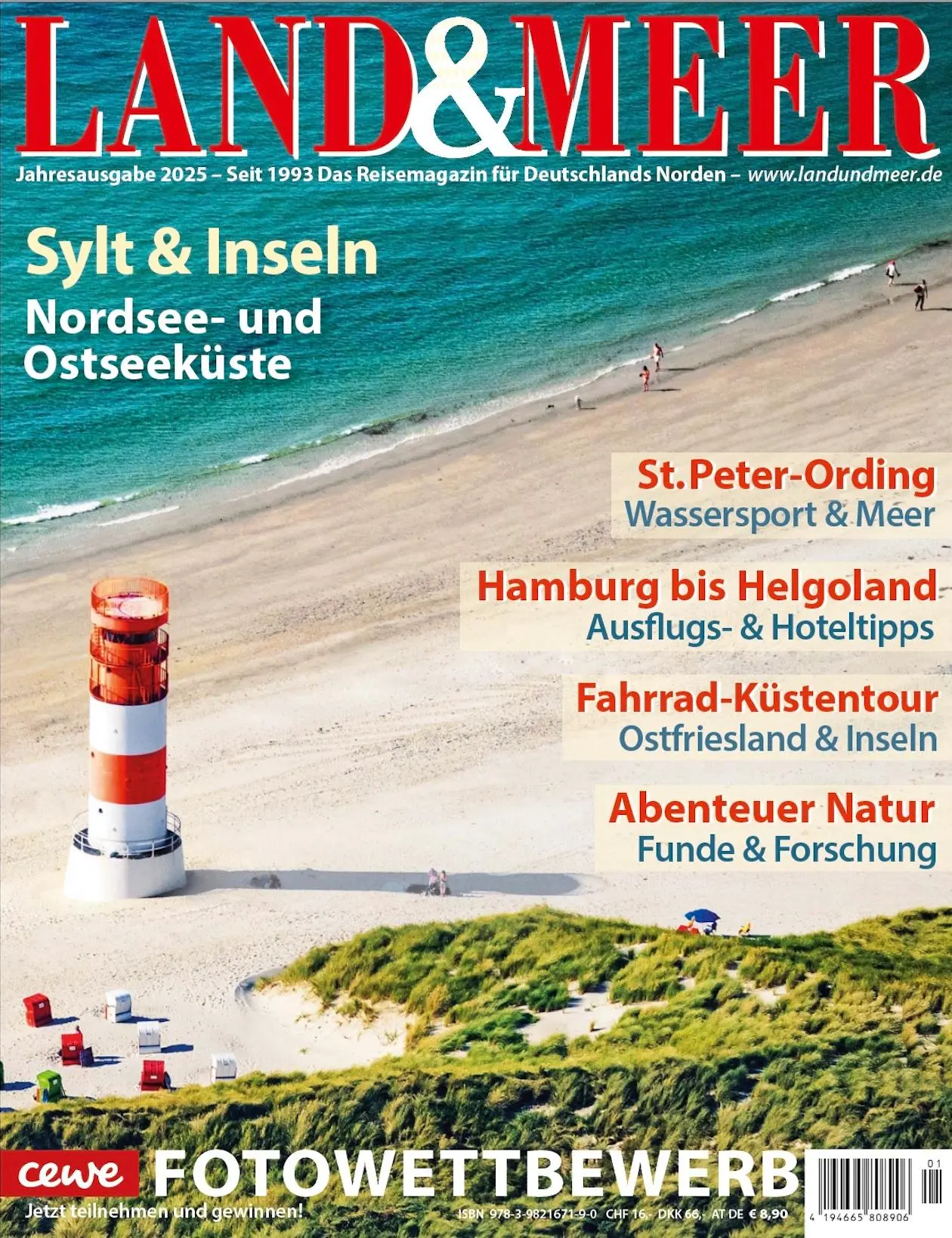 Cover: 9783982167190 | LAND &amp; MEER Urlaubsmagazin Jahresausgabe 2025 | Sylt und Inseln | Buch