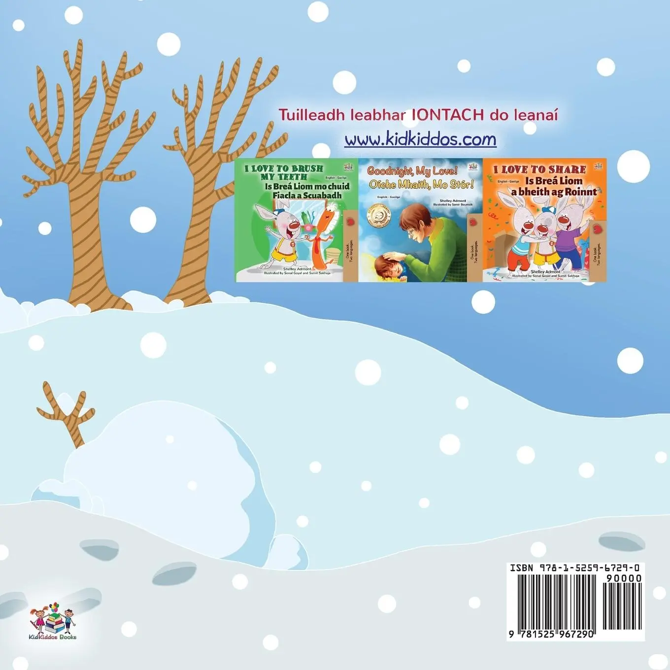 Rückseite: 9781525967290 | I Love Winter (Irish Book for Kids) | Shelley Admont (u. a.) | Buch