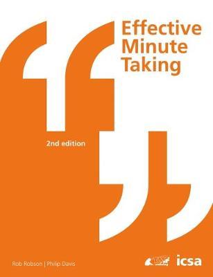 Cover: 9781860727290 | Robson, R: Effective Minute Taking 2nd Edition | Rob Robson (u. a.)