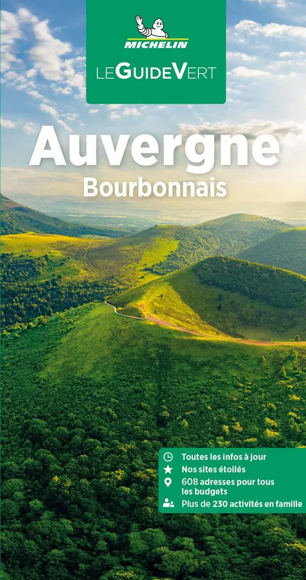 Cover: 9782067257290 | Michelin Le Guide Vert Auvergne | Philippe Orain | Taschenbuch | 2023