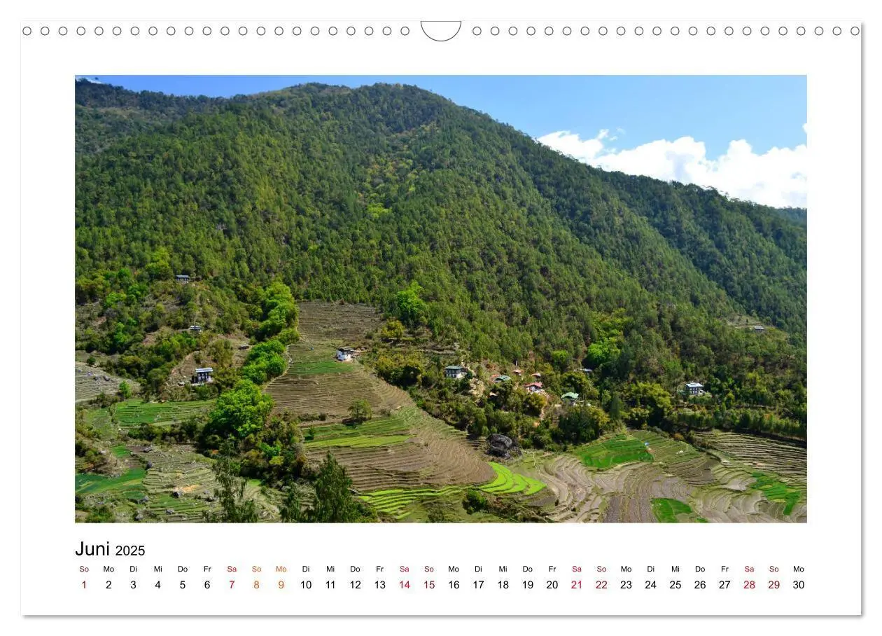 Bild: 9783435127290 | Bhutan - Berge, Buddhismus &amp; Bruttonationalglück (Wandkalender 2025...