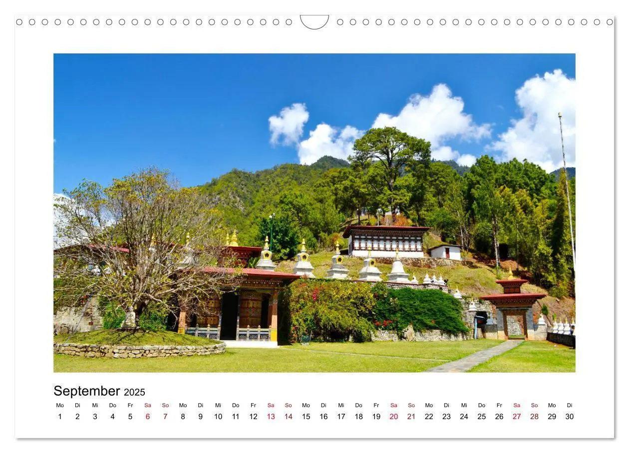 Bild: 9783435127290 | Bhutan - Berge, Buddhismus &amp; Bruttonationalglück (Wandkalender 2025...