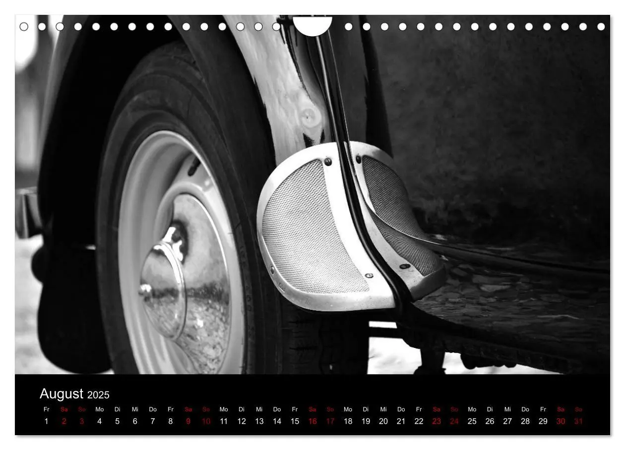 Bild: 9783435437290 | Citroën 11 CV Traction Avant in schwarzweiss (Wandkalender 2025 DIN...