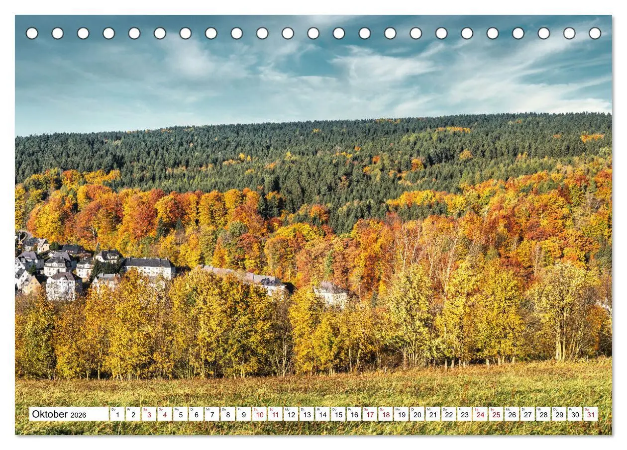 Bild: 9783457527290 | Schönes Erzgebirge (Tischkalender 2026 DIN A5 quer), CALVENDO...