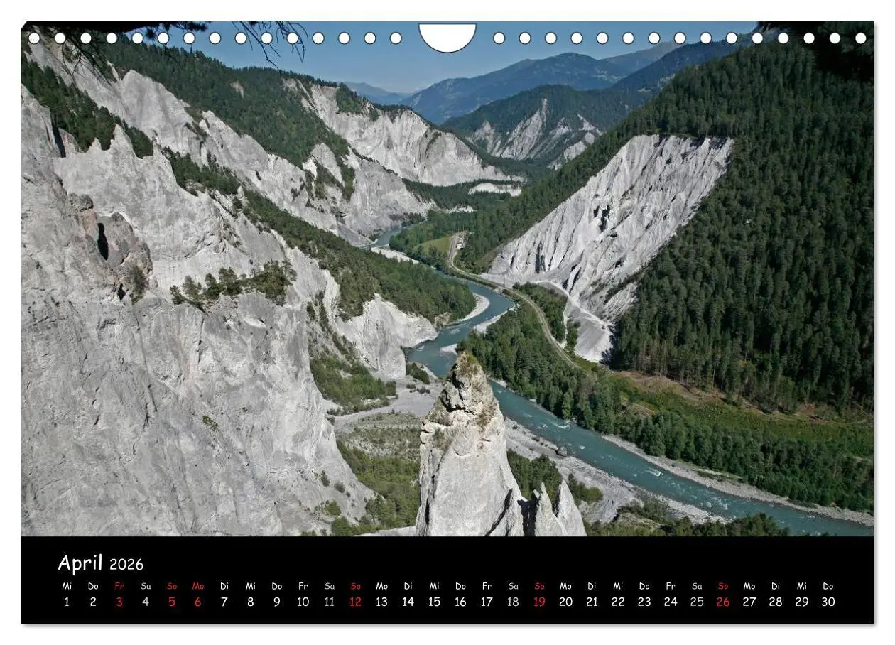 Bild: 9783516097290 | Die Surselva - das Bündner Oberland (Wandkalender 2026 DIN A4...