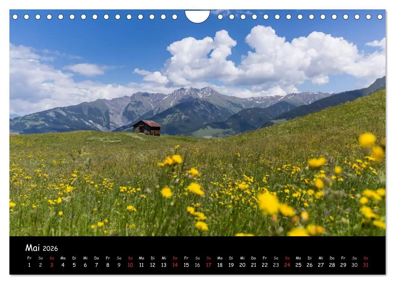 Bild: 9783516097290 | Die Surselva - das Bündner Oberland (Wandkalender 2026 DIN A4...