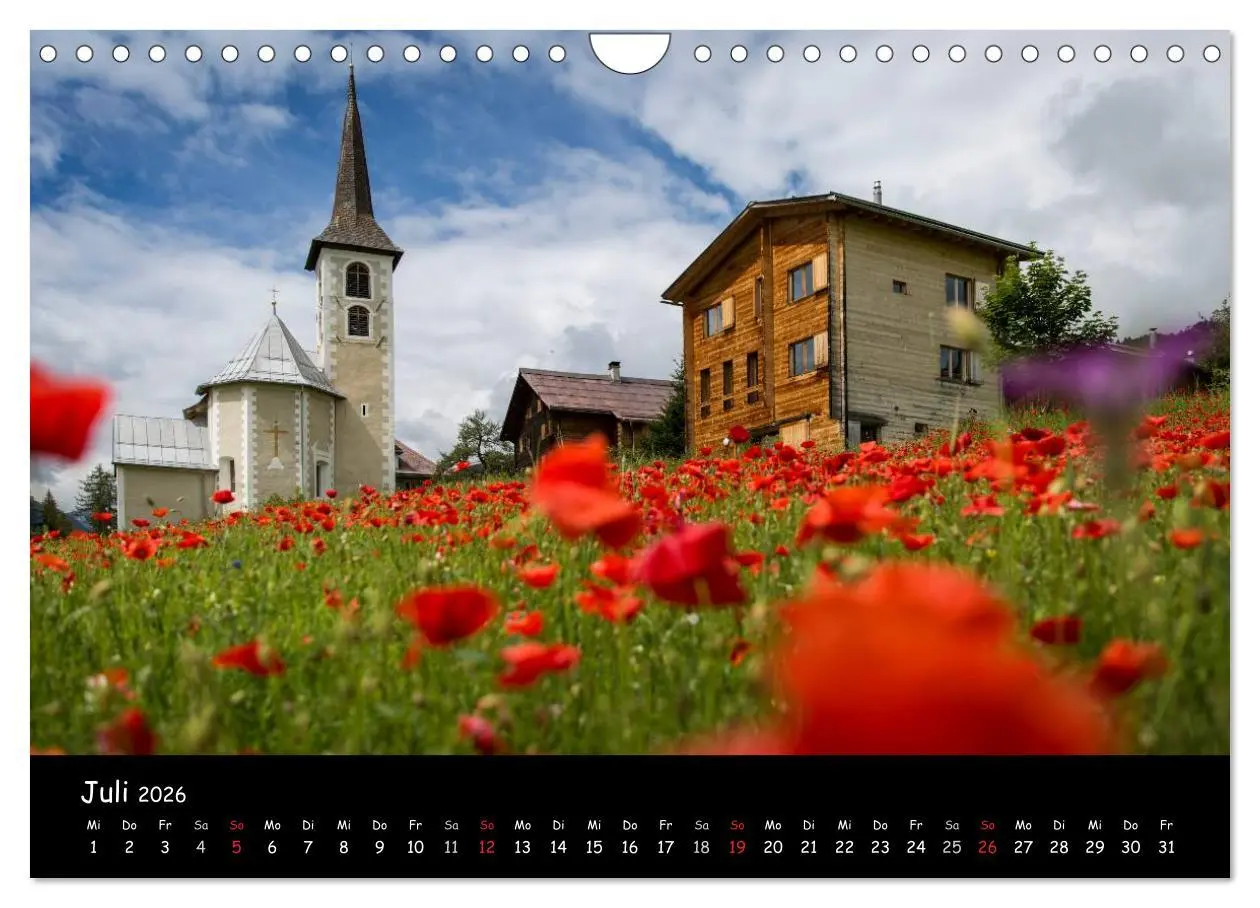 Bild: 9783516097290 | Die Surselva - das Bündner Oberland (Wandkalender 2026 DIN A4...
